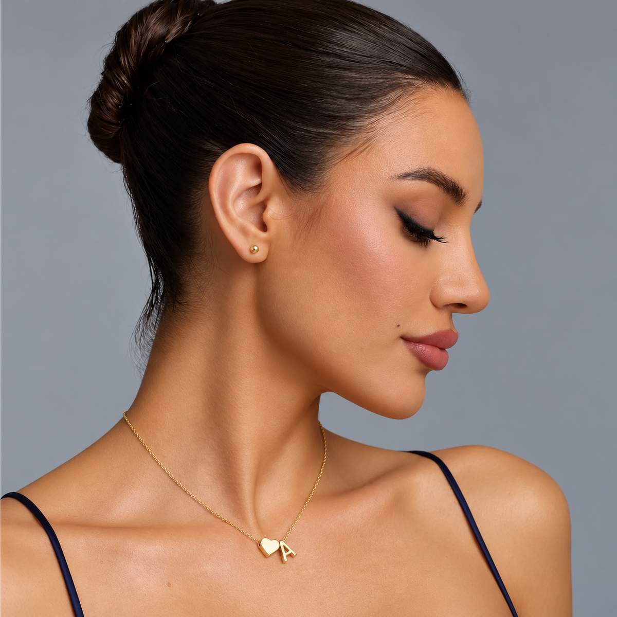 Arvella™ | Collar de Corazón e Inicial
