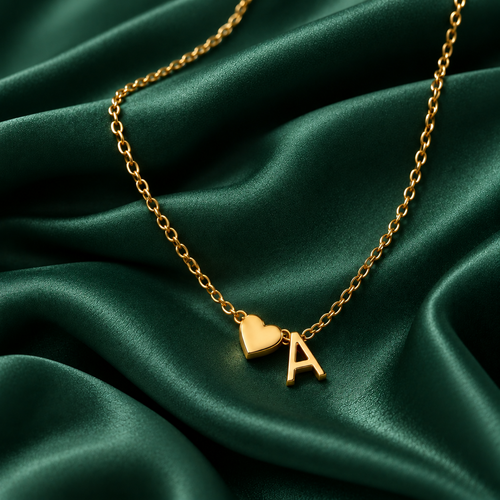 Arvella™ | Collar de Corazón e Inicial